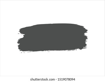 grunge vector paint texture ink brush stroke background.gray watercolor