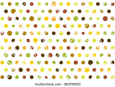 grunge vector polka dots background