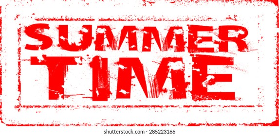 Grunge Vector Rectangle Stamp .