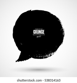 Grunge Vector Speech Bubble. Vector Background