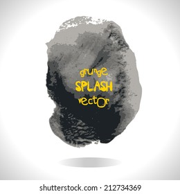 grunge vector splash. design element
