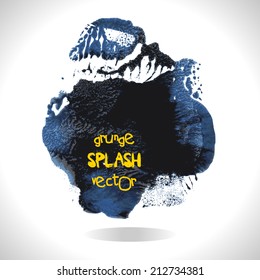 grunge vector splash. design element