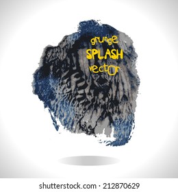 grunge vector splash. design element