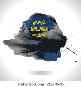 grunge vector splash. design element
