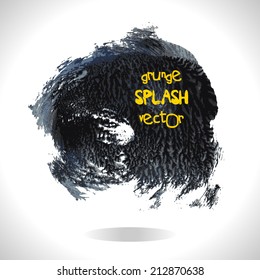 grunge vector splash. design element