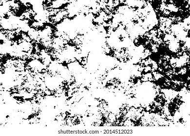 Grunge vector texture. Abstract cracked background. Aged and weathered broken surface. Dirty and damaged. Detailed rough backdrop. Vector graphic illustration.