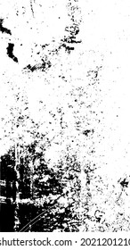 Grunge vector texture. Abstract cracked background. Aged and weathered broken surface. Dirty and damaged. Detailed rough backdrop. Vector graphic illustration.