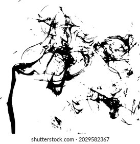 Grunge vector texture. Abstract cracked background. Aged and weathered broken surface. Dirty and damaged. Detailed rough backdrop. Vector graphic illustration.