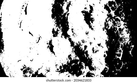 Grunge vector texture. Abstract cracked background. Aged and weathered broken surface. Dirty and damaged. Detailed rough backdrop. Vector graphic illustration.