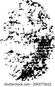 Grunge vector texture. Abstract cracked background. Aged and weathered broken surface. Dirty and damaged. Detailed rough backdrop. Vector graphic illustration.