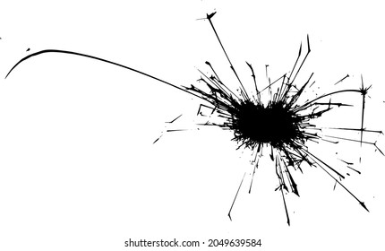 Grunge vector texture. Abstract cracked background. Aged and weathered broken surface. Dirty and damaged. Detailed rough backdrop. Vector graphic illustration.