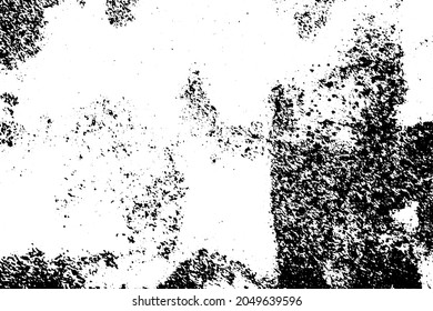 Grunge Vektorstruktur. Abstrakter, gerissener Hintergrund. Ältere und verwitterte zerbrochene Oberfläche. Schmutzig und beschädigt. Detaillierte raue Kulisse. Vektorgrafik.