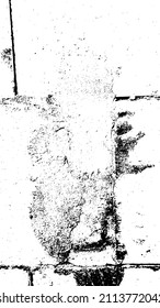Grunge Vektorstruktur. Abstrakter, gerissener Hintergrund. Ältere und verwitterte zerbrochene Oberfläche. Schmutzig und beschädigt. Detaillierte raue Kulisse. Vektorgrafik.