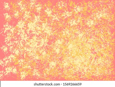 Grunge Vector Texture Background With  Paint Smudges, Spatters And Stains. Vector Illustration