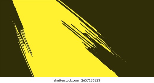 Textura de Vector grunge geométrico amarillo, negro. Con la capacidad de utilizar la superposición. Rasguños de fondo, grietas, manchas.