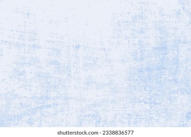 Grunge vector texture. Light blue scratched brushed old wall vector background.