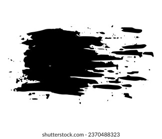 Grunge vector texture. Scratches, paint stains, smears. Isolated, on a white background. Abstract elements for design.