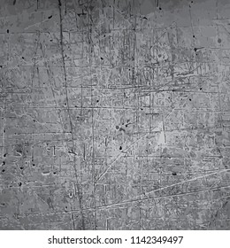 Grunge vector texture template. Dark nessy dust overlay distress background. Abstract dotted, scratched, vintage effect with noise and grain