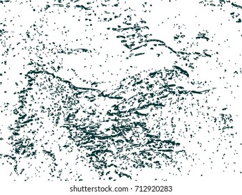 Grunge Vector Texture Template. Dark Messy Dust Overlay Distress Background. Abstract Dotted, Scratched, Vintage Effect With Noise And Grain