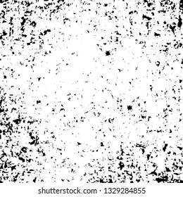 Grunge vector texture template. Darkness dust overlay distress background. Abstract dotted, scratched, vintage effect with noise and grain