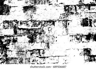 Grunge vector texture template, distress overlay texture