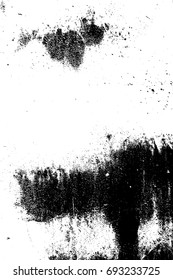 Grunge vector texture template, distress overlay texture