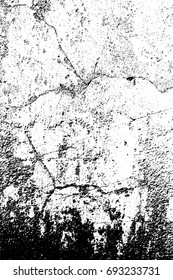 Grunge vector texture template, distress overlay texture