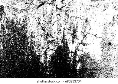 Grunge vector texture template, distress overlay texture