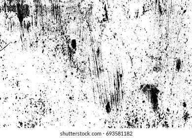 Grunge vector texture template, distress overlay texture