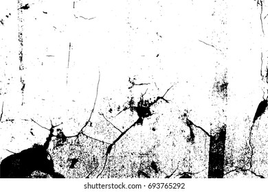 Grunge vector texture template, distress overlay texture