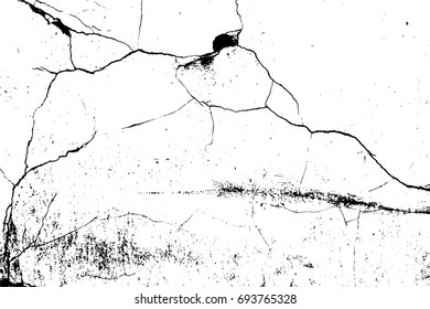 Grunge vector texture template, distress overlay texture
