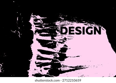 Textura del Vector del grunge con el texto, fondo rosado del diseño de la xerografía, superposición gráfica afligida Abstractas	
