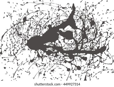 Grunge vector Texture. Vintage decorative. Object to Create Distressed Effect. Abstract background with scuffs, scratches, smeared and paint.