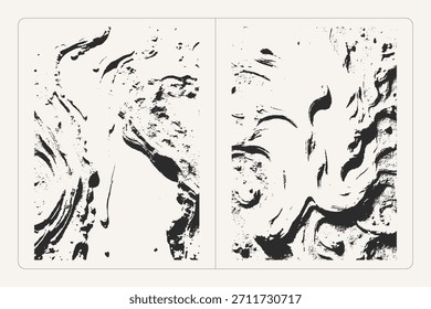 Textura de vetor grunge com efeito de poeira de onda e aparência de papel danificado, perfeito para design retro e cartazes.