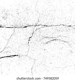Grunge vector texture for your design. Urban background. Grain noise distressed texture.