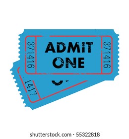 Grunge Vector Tickets