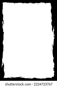 Grunge vertical frame, Grunge border vectors