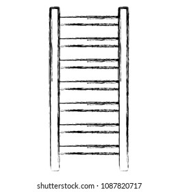 grunge vertical ladder step object construction