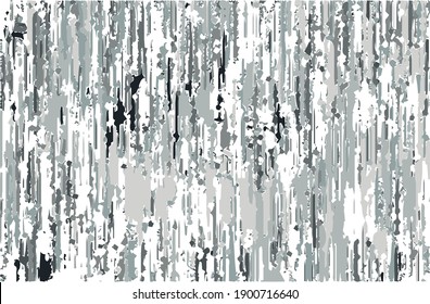 Grunge vertical lines texture in monochrome halftone style. abstract chipped paint effect with chaotic stripe pattern.