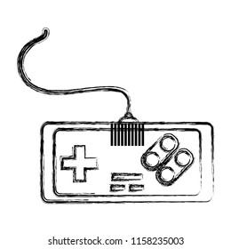 grunge videogame console simulator technology player