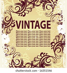 Grunge Vintage frame