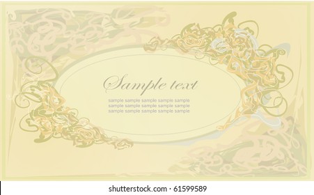 grunge vintage frame