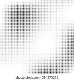 Grunge vintage halftone pattern. Abstract vector dotted background