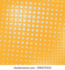 Grunge vintage halftone pattern. Abstract vector dotted background
