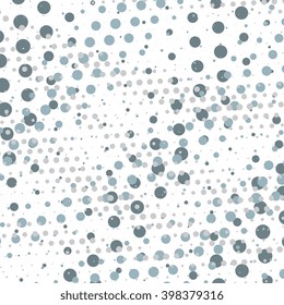 Grunge vintage halftone pattern. Abstract vector ink print background