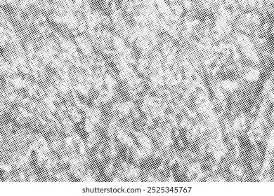 Grunge vintage halftone texture. Abstract black dots pattern.