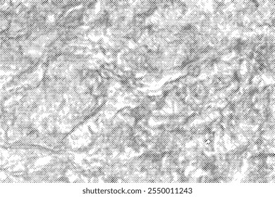 Grunge vintage efeito de textura de meio-tom . Padrão de pontos pretos em fundo branco.