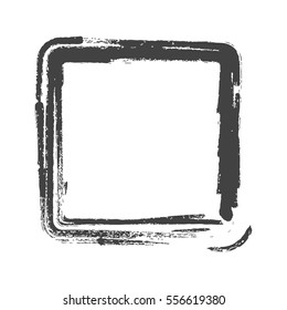 Grunge vintage painted rectangle shapes. Vector illustration