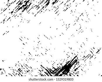 Grunge Vintage pattern for decoration design. Black rough brush strokes. Dirty artistic design element. Abstract geometric pattern. Grunge rough dirty background. Black flat design.