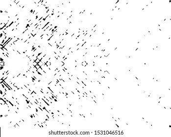 Grunge Vintage pattern for decoration design. Black rough brush strokes. Dirty artistic design element. Abstract geometric pattern. Grunge rough dirty background. Black flat design.